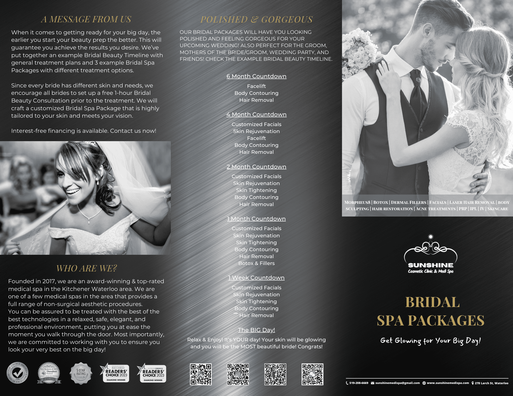 Bridal spa packages kitchener waterloo cambridge ontario 1