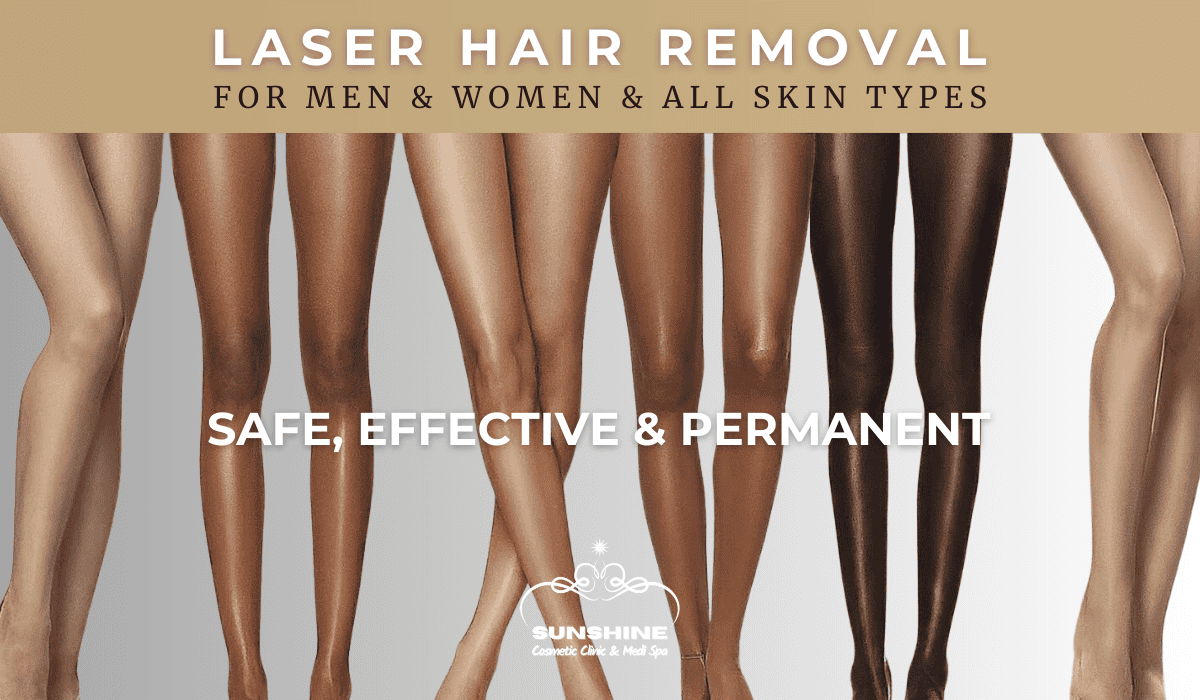 We offer laser hair removal Waterloo Kitchener services with the best technologies for all skin types